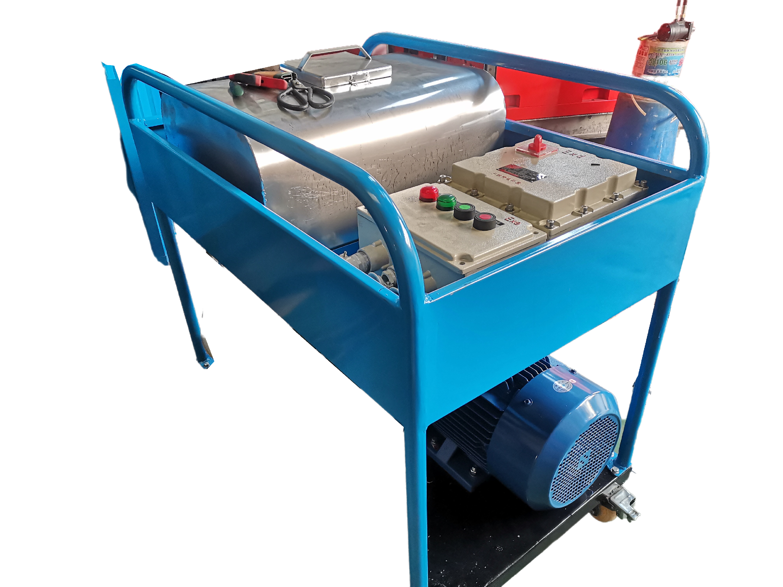 50-180 motor version pipe cleaning machine