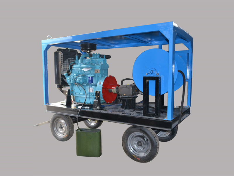 85-200 diesel engine version pipe cleaning machine