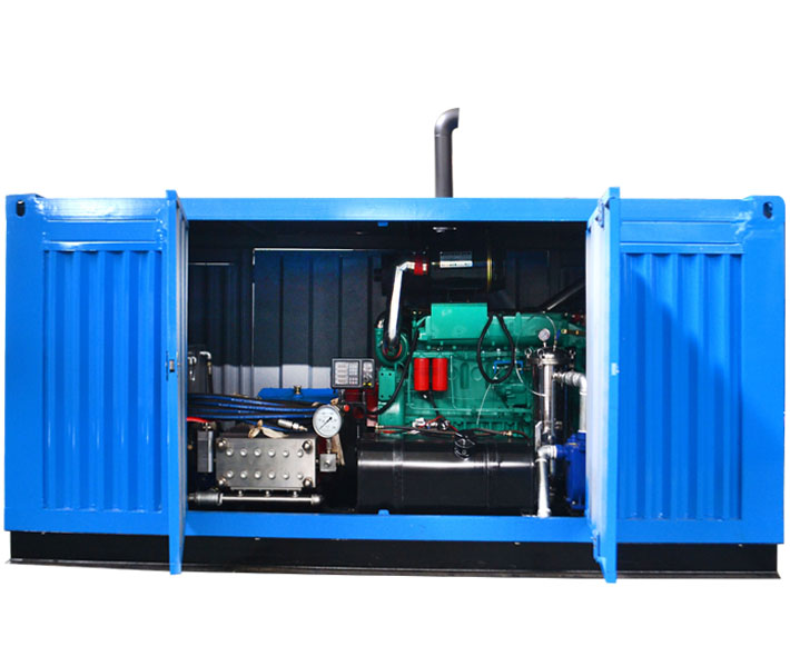 What are the specific cases of high-pressure water jet drilling equipment?