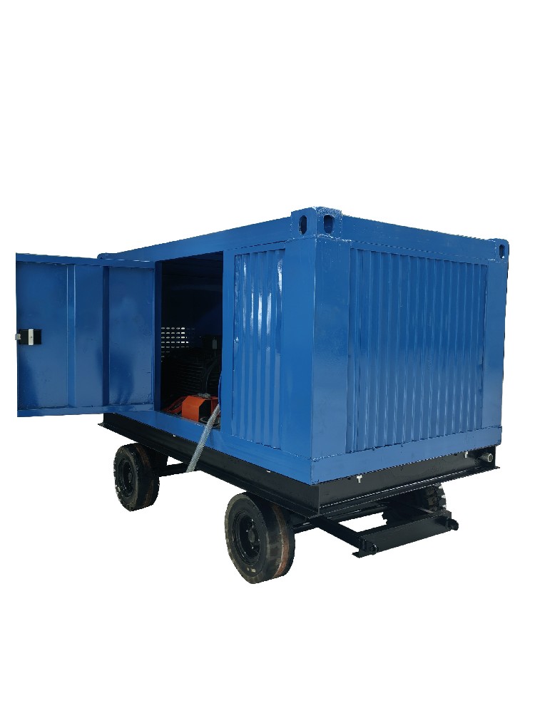 High-pressure water concrete crushing equipment can operate on horizontal surfaces, vertical surfaces, and in confined spaces