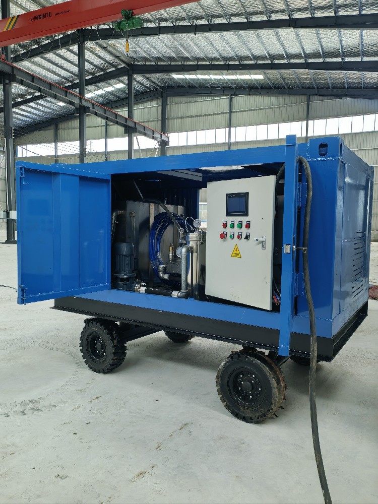 High pressure water concrete roughening equipment, pure high-pressure water without dust roughening