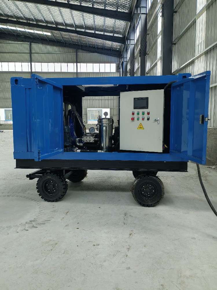 High pressure water concrete carding machine can adapt to different wall strength and carding depth requirements