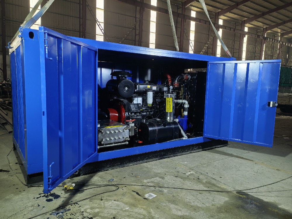 Steel sheet pile water jet drilling equipment solves the problem of noise during steel sheet pile construction