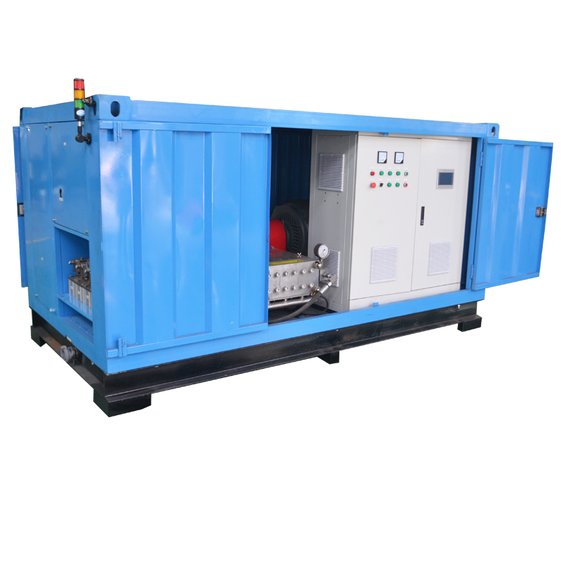 High-pressure water rust removal and cleaning machine can effectively remove rust and oxide scale on metal surfaces